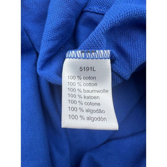 Lacoste Regular Fit Mens 4XL FR 9 Blue Long Sleeve Polo Shirt - Picture 9 of 10